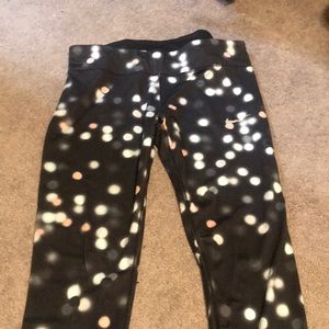 Nike, polka dot leggings.